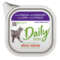 ALMO CHAT DAILY GRAIN FREE LAPIN 100gr