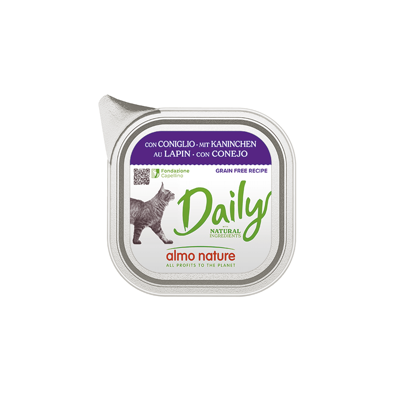 ALMO CHAT DAILY GRAIN FREE LAPIN 100gr