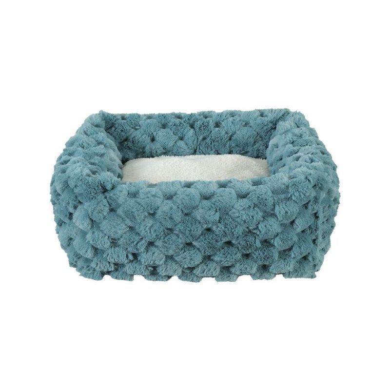 CORBEILLE CARREE ABELHA BLEU