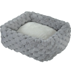 CORBEILLE CARREE ABELHA GRIS