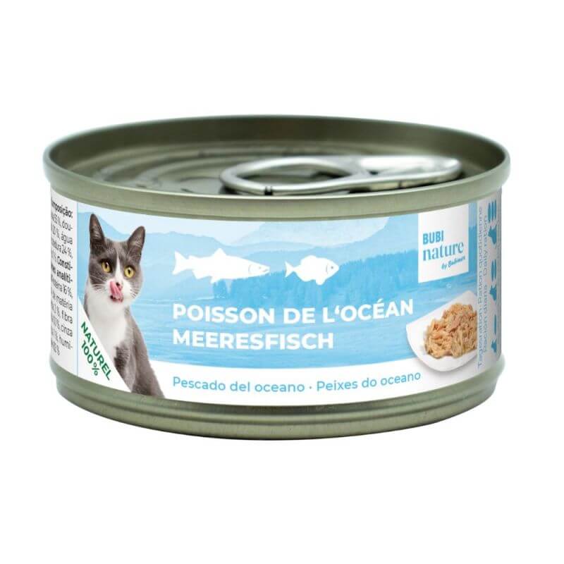 BUBI NATURE CHAT POISSON DE L'OCEAN 70GR