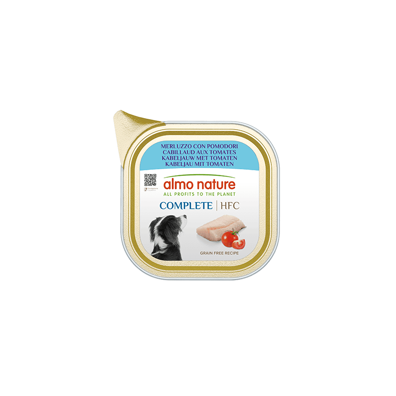 ALMO CHIEN HFC COMPLETE CABILLAUD AUX TOMATES 150gr