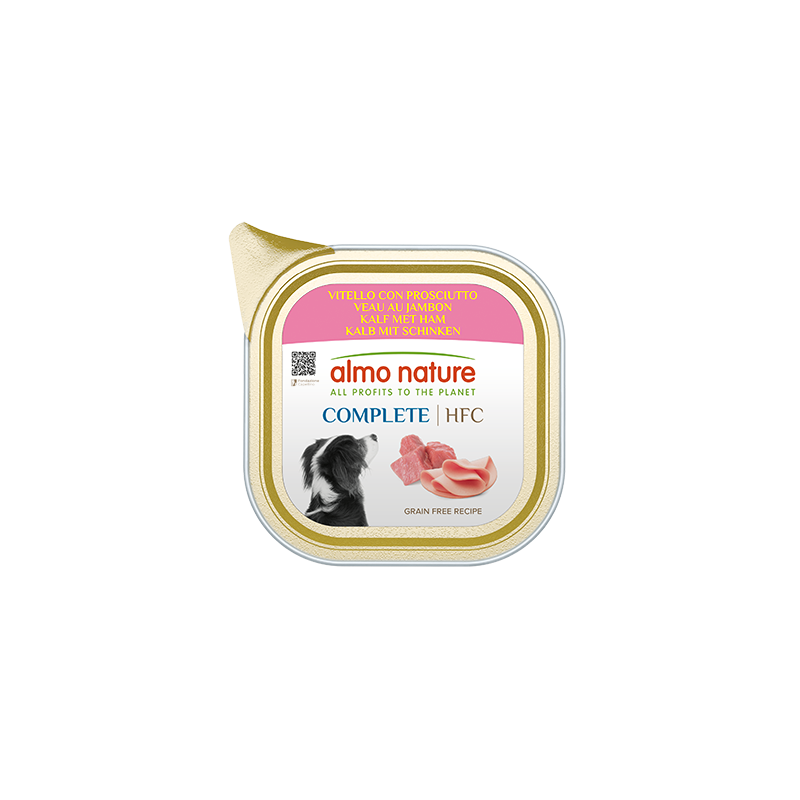 ALMO CHIEN HFC COMPLETE VEAU AU JAMBON 150gr