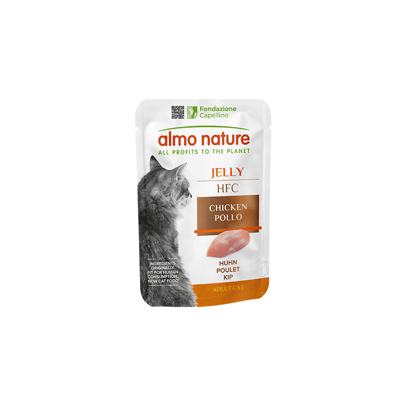 ALMO CHAT HFC JELLY/POULET 55gr