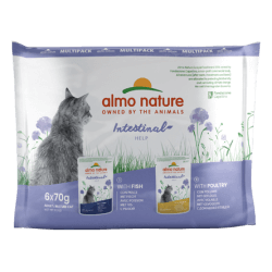 ALMO CHAT HOLISTIC FONCTIONNEL DIGEST POISSON/VOLAILLES 6x70gr