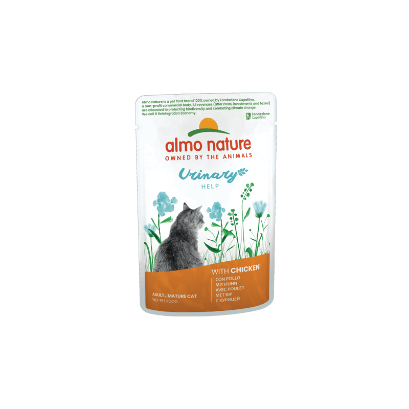 ALMO CHAT HOLISTIC FONCTIONNEL URINARY POULET 70gr