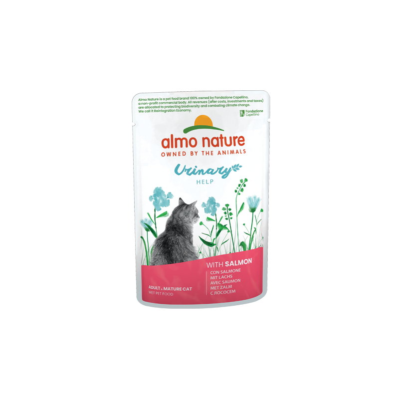 ALMO CHAT HOLISTIC FONCTIONNEL URINARY SAUMON 70gr