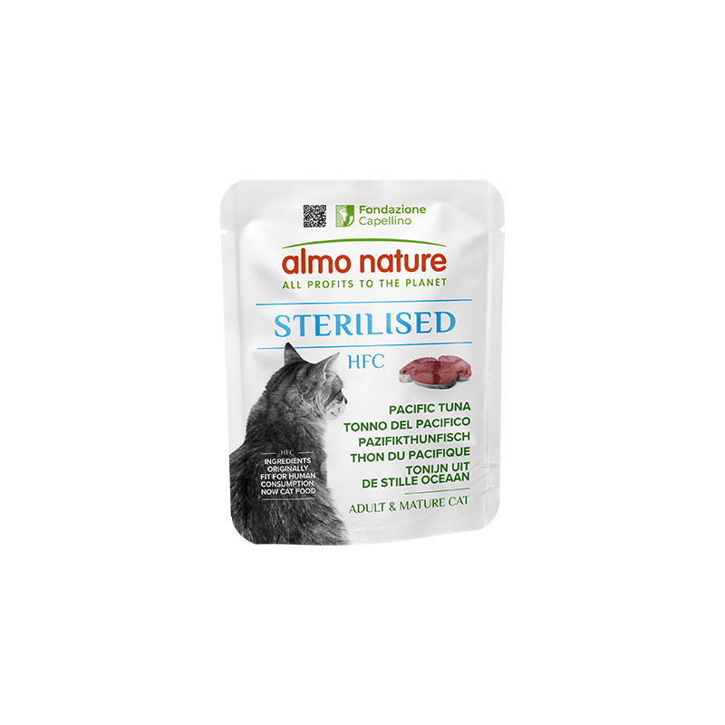 ALMO CHAT HFC STERILISED THON DU PACIFIQUE 50gr