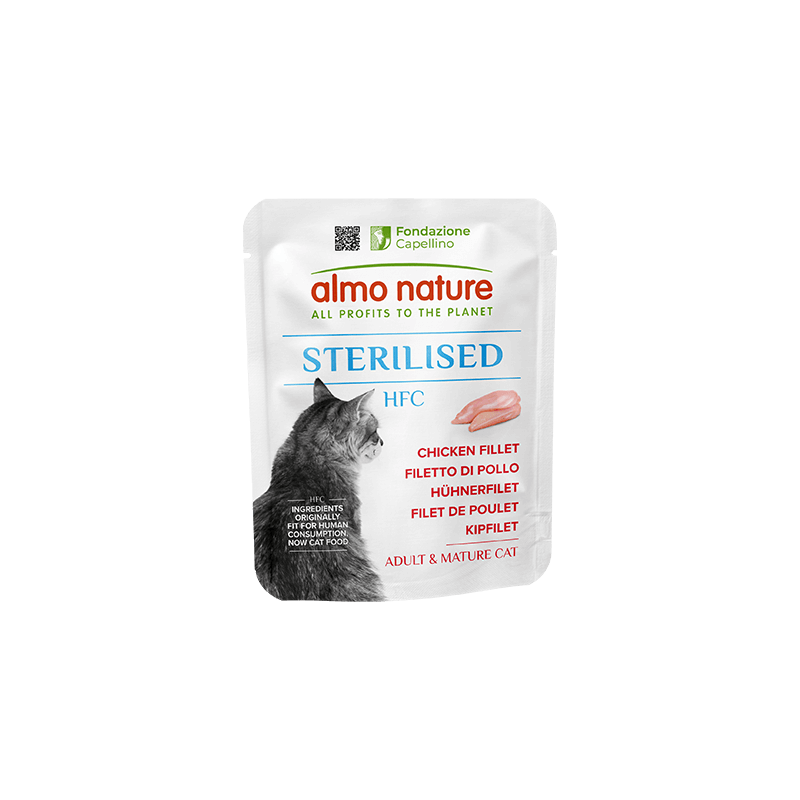 ALMO CHAT HFC STERILISED FILET DE POULET 50gr