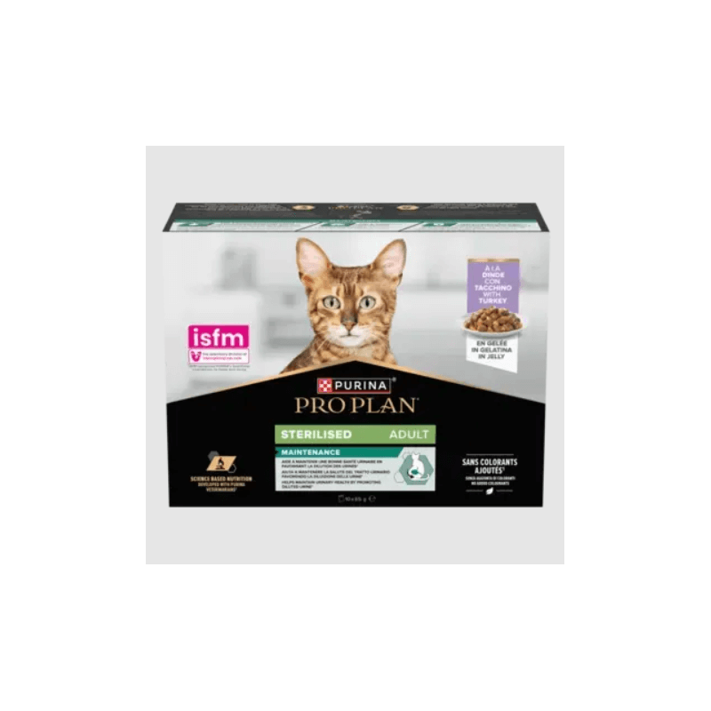 PROPLAN ADULTE STERILISE MAINTENANCE DINDE EN GELEE 10x85gr