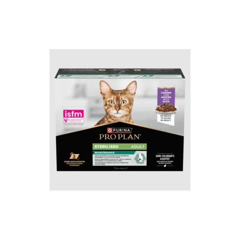 PROPLAN ADULTE STERILISE MAINTENANCE CANARD EN SAUCE 10x85gr