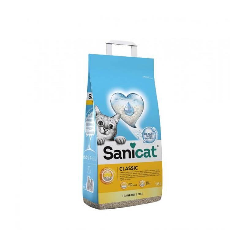 LITIERE SANICAT CLASSIC SANS PARFUM 16L