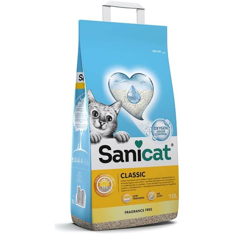 LITIERE SANICAT CLASSIC SANS PARFUM 10L