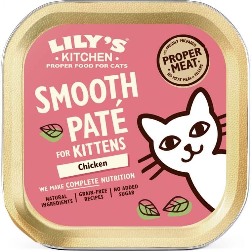 LILY'S KITCHEN CHATON TERRINE POULET 85gr