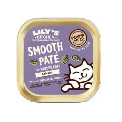 LILY'S KITCHEN CHAT SENIOR TERRINE POULET 85gr