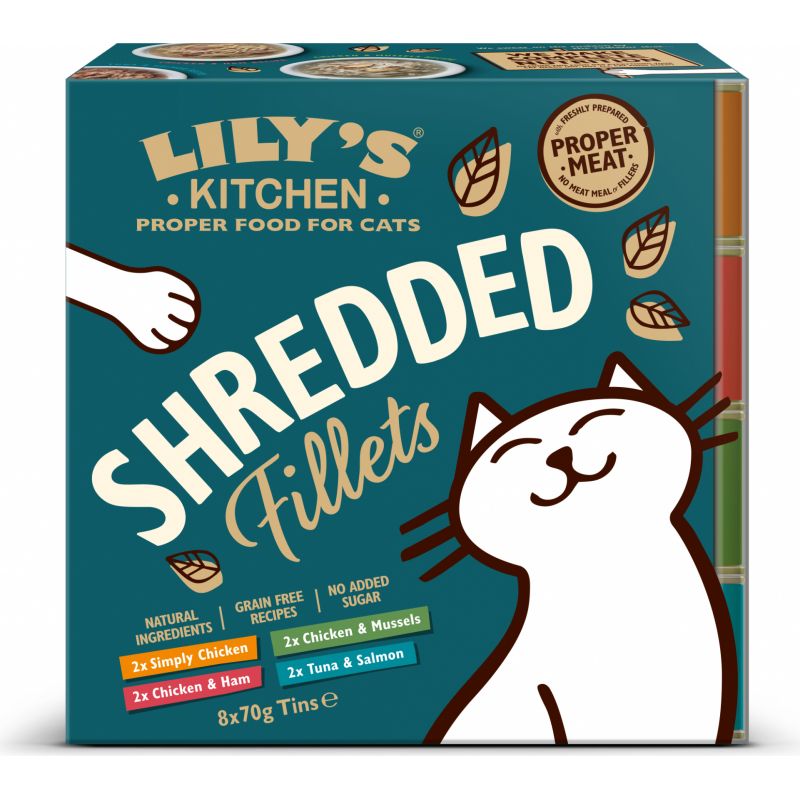 LILY'S KITCHEN CHAT EFFILOCHES EN BOUILLON MULTIPACK 8x70gr