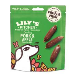 LILY'S KITCHEN CHIEN SAUCISSES AU PORC & POMME 70gr