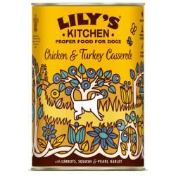 LILY'S KITCHEN CHIEN POULET DINDE LEGUMES goût ORGE PERLE 400gr