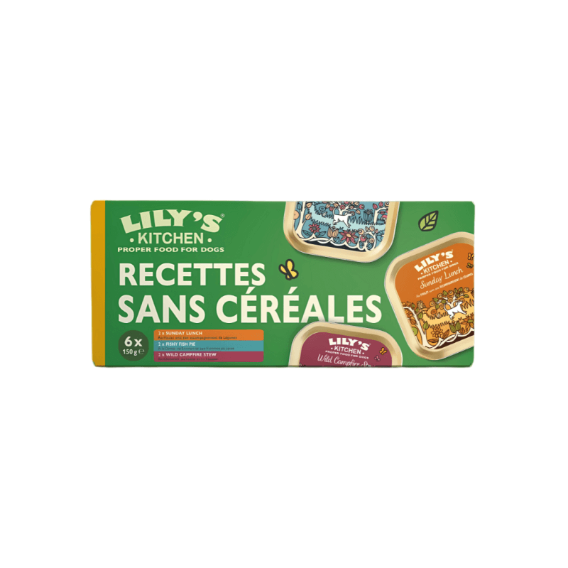LILY'S KITCHEN CHIEN RECETTES SANS CEREALES 6x150gr