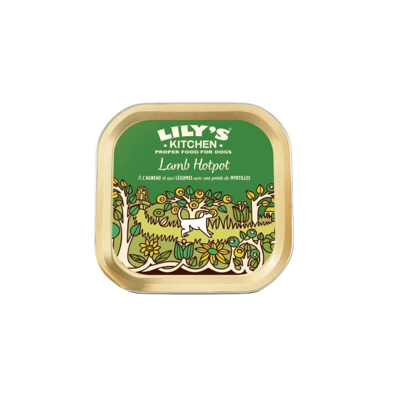 LILY'S KITCHEN ADULTE TERRINE AGNEAU LEGUMES 150gr