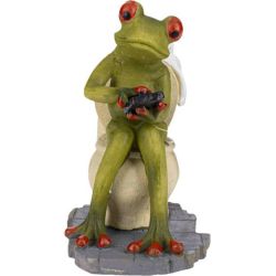 DECOR FUN GRENOUILLE WC 10x8x12cm