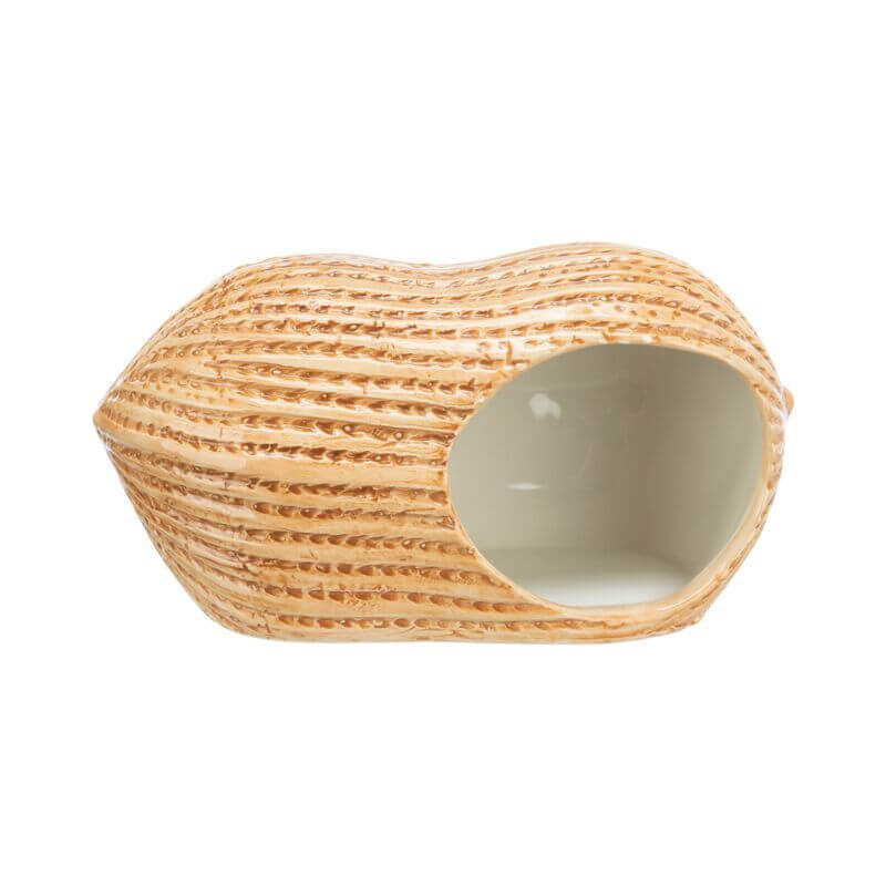 Maison en céramique cacahuète, hamster/souris, 17 × 8 × 8 cm