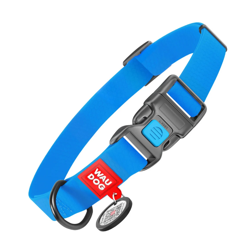COLLIER WAUDOG COLLARTEX 25mm 38-58 cm BLEU