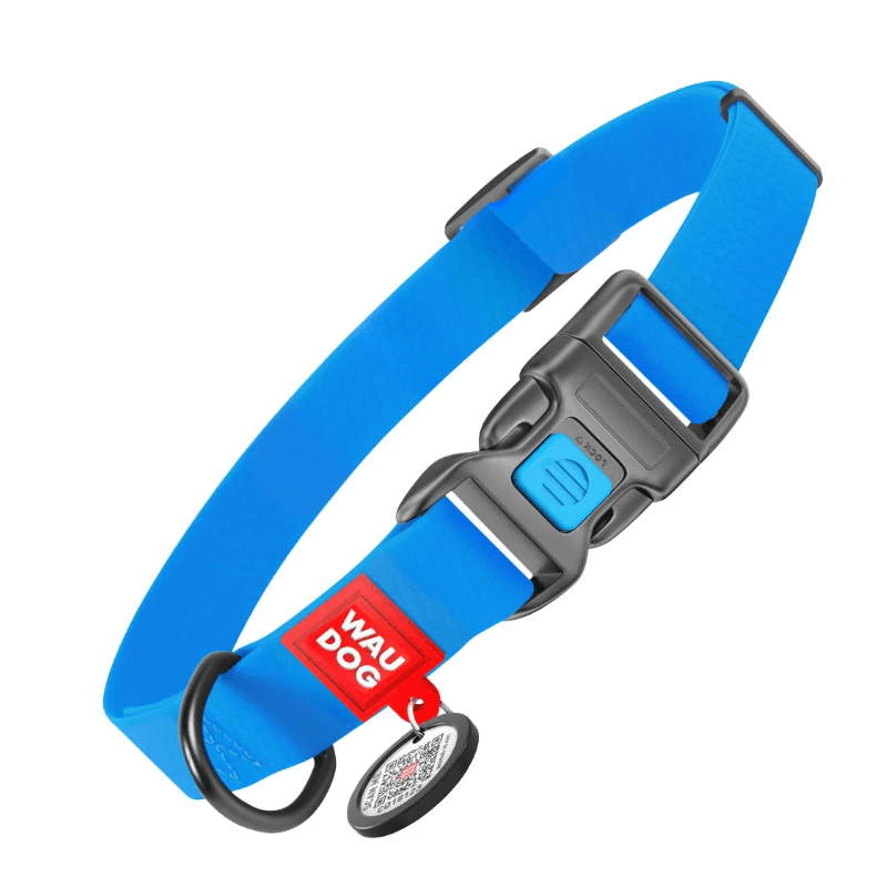 COLLIER WAUDOG COLLARTEX 25mm 34-49 cm BLEU
