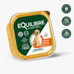 EQUILIBRE TERRINE CHIOT RICHE EN VOLAILLE 150GR