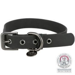 COLLIER CITYSTYLE PVC M-L 40-47cm/25mm NOIR