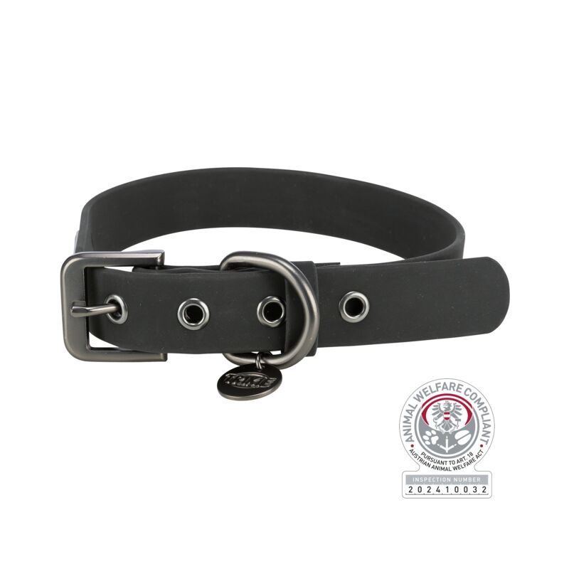 COLLIER CITYSTYLE PVC M-L 40-47cm/25mm NOIR