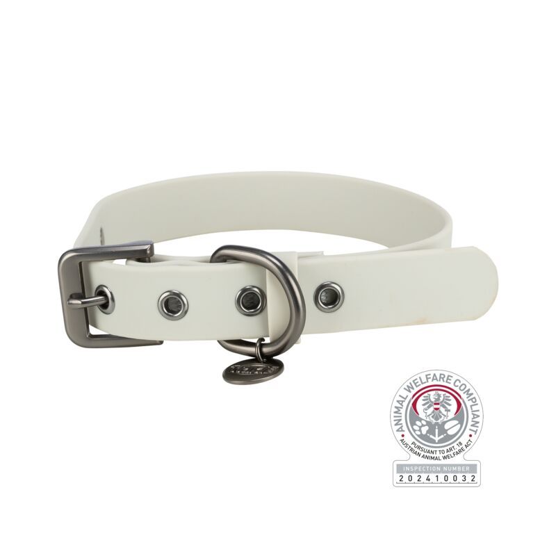 COLLIER CITYSTYLE PVC L-XL 50-57cm/30mm GRIS CLAIR
