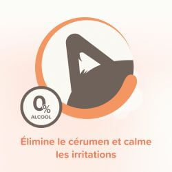 LOTION NETTOYANTE OREILLES AVEC APPLICATEUR SOUPLE 50ml