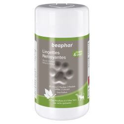 LINGETTES NETTOYANTES POUR PATTES, PELAGE, YEUX et OREILLES x100
