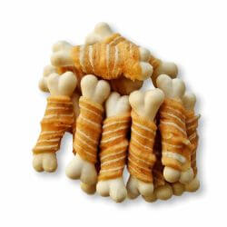 FRIANDISES OS DE POULET ENVELOPPE MARBRE 100gr