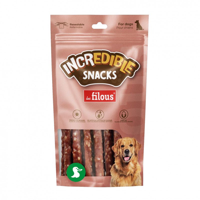 FRIANDISES BATONNET DE CANARD+RIZ 100gr