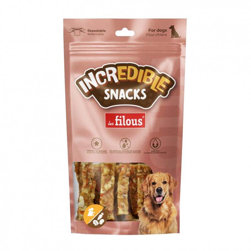 FRIANDISES MINI BARRE DE POULET AUX LEGUMES 100gr