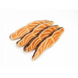 FRIANDISE TRANCHE DE POULET & SAUMON x4