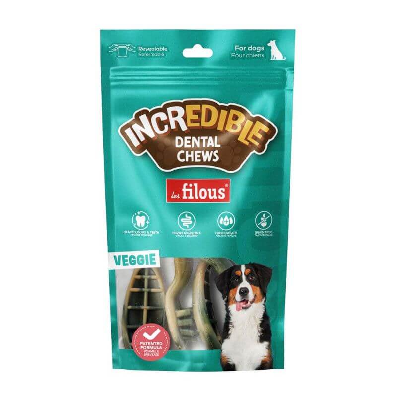 FRIANDISE BROSSE A DENTS VEGETARIENNE M x4