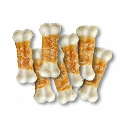 FRIANDISE OS BLANC PRESSE AU POULET 7.5cm x7