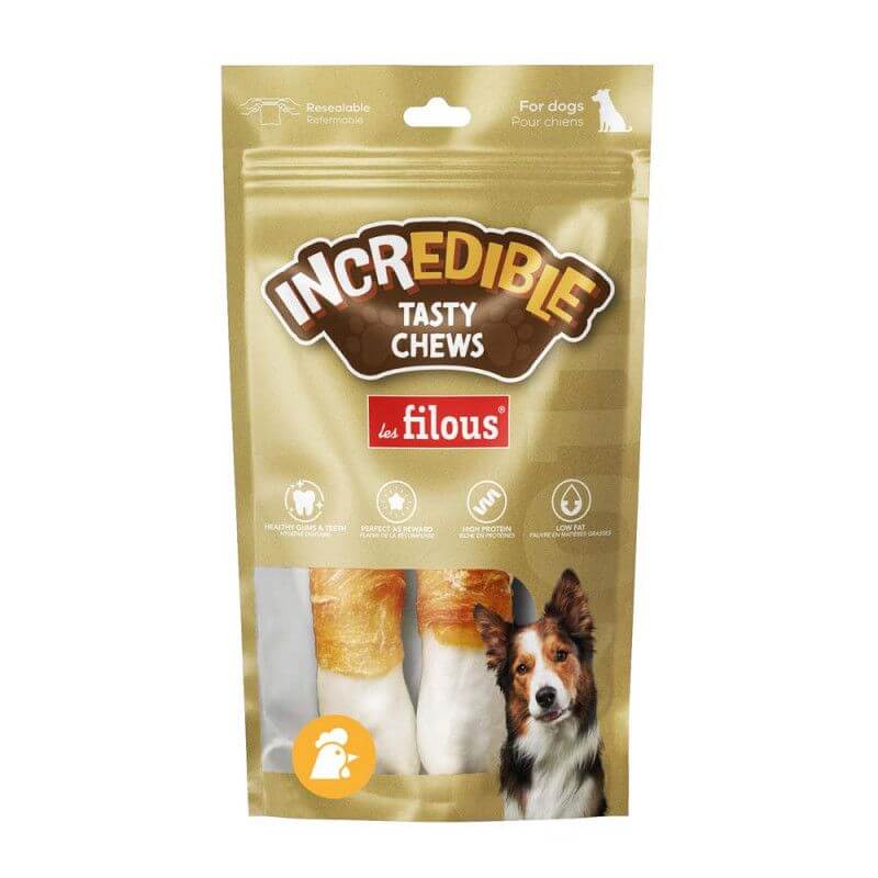 FRIANDISE ROULEAU AU POULET 20cm x2