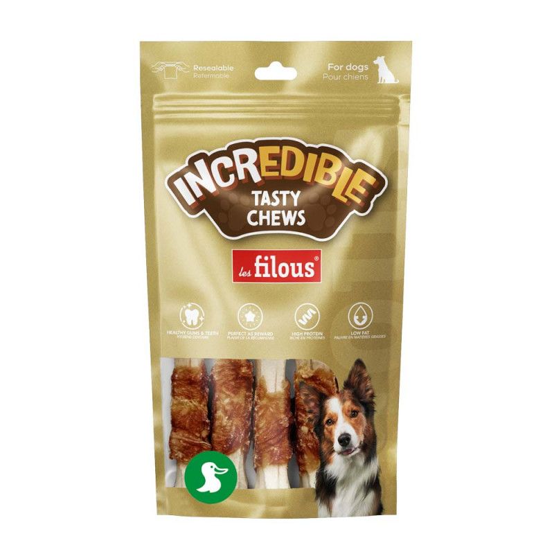 FRIANDISE TWISTER BLANC AU CANARD 7.5cm x7