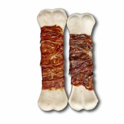 FRIANDISE OS PRESSE BLANC AU CANARD 16cm x2