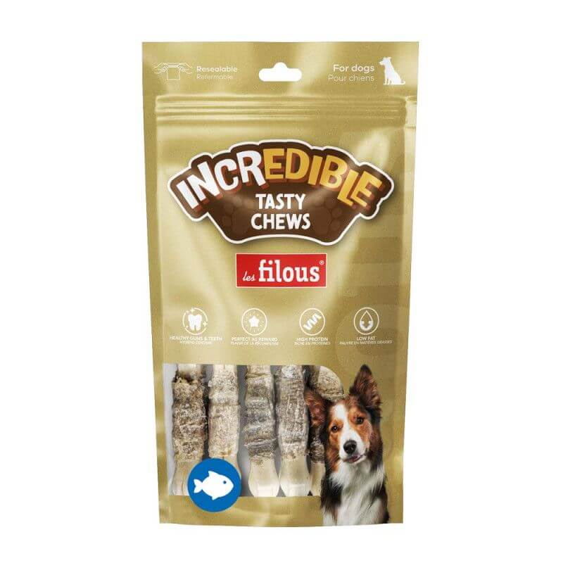 FRIANDISE OS PRESSE BLANC AU POISSON 7.5cm x7