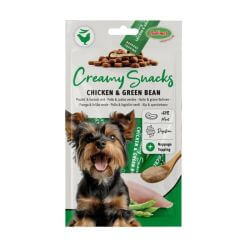 CREAMY SNACKS POULET/HARICOTS VERTS pour chien 60gr
