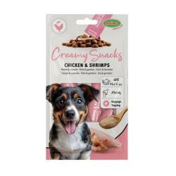 CREAMY SNACKS POULET/CREVETTES pour chien 60gr