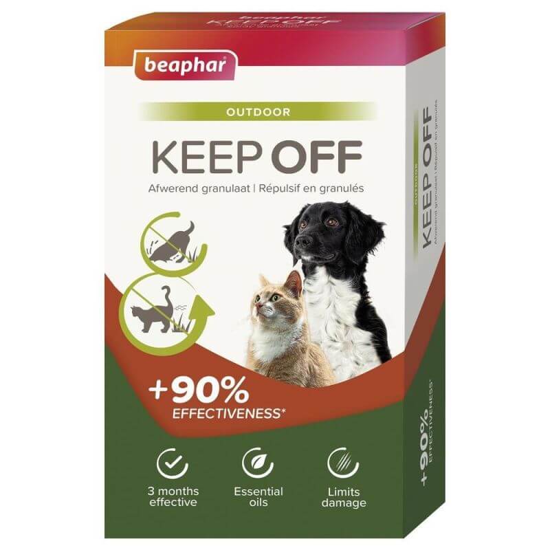 REPULSIF EN GRANULES KEEP OFF Outdoor pour chiens et chats 2x200gr