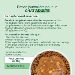 EQUILIBRE BRIQUE 90gr CHAT SAUCE POULET CHEDDAR NEW