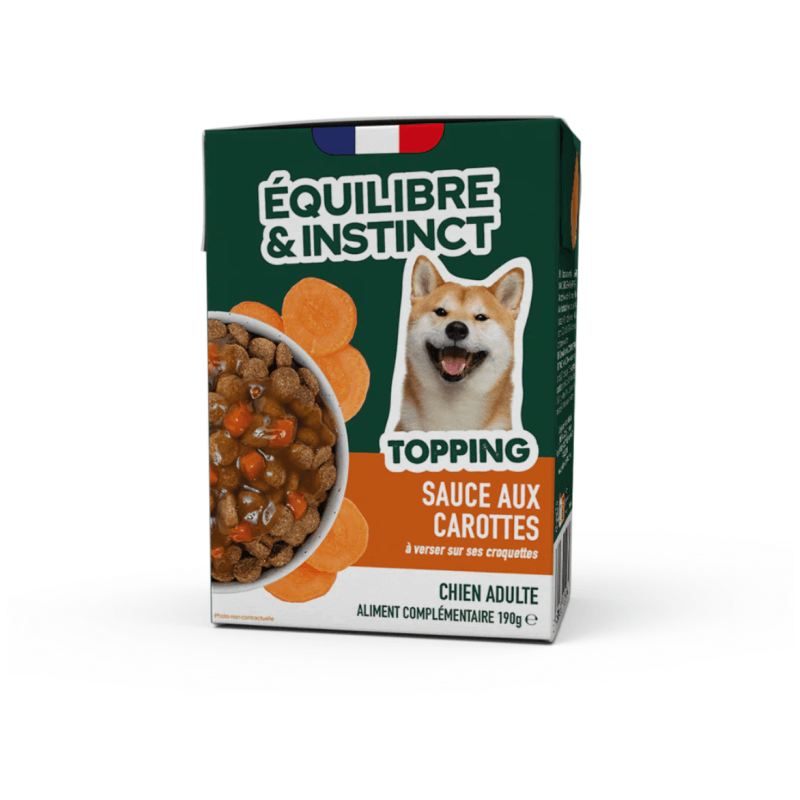 EQUILIBRE BRIQUE 190gr CHIEN SAUCE AUX CAROTTES NEW