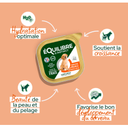 EQUILIBRE BARQUETTE 150G CHIOT VOLAILLE